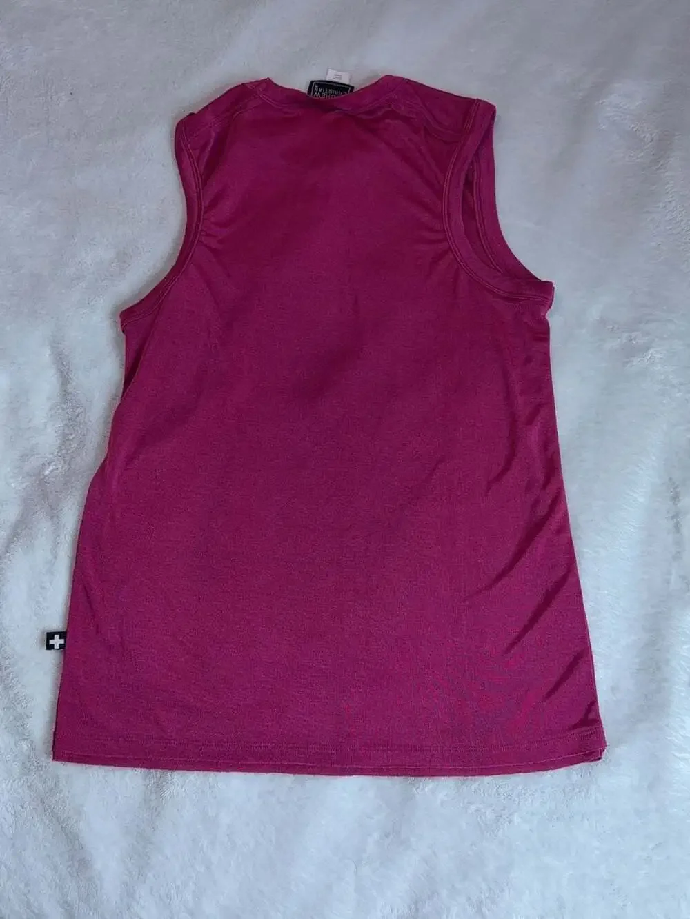 Andrew Christian Sensual Rib Tank Top - Magenta - Picture 7 of 7